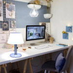 Solar Table White Night Light Household Outdoor Garden Indoor Desk Solar Read Lamp Stainless Steel Balcony LED Lighting Lamps